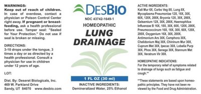 Lung Drainage (Dsrt0800 Lung Drainage)